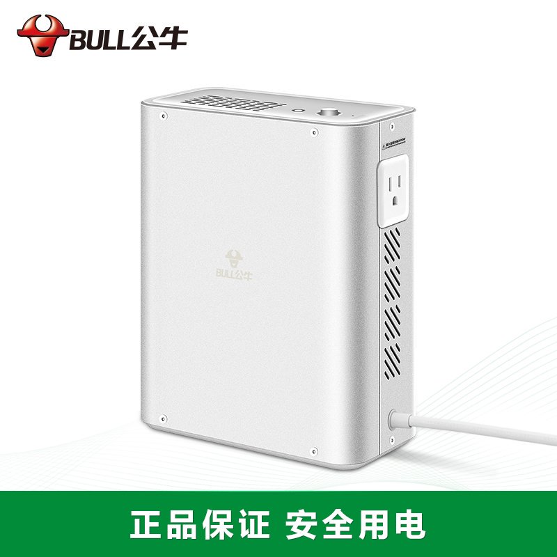 公牛(bull)GN-P4[1000W]日本电器转换插头110v转220v美标进口电器国内用变压器转接头高清大图