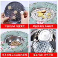 妙艾堂艾灸坐垫坐灸仪坐灸仪木制艾灸盒随身灸家用妇科宫寒艾条艾柱 高配升级浅绿+滤烟罩+艾灸配件+108粒艾柱+泡脚包