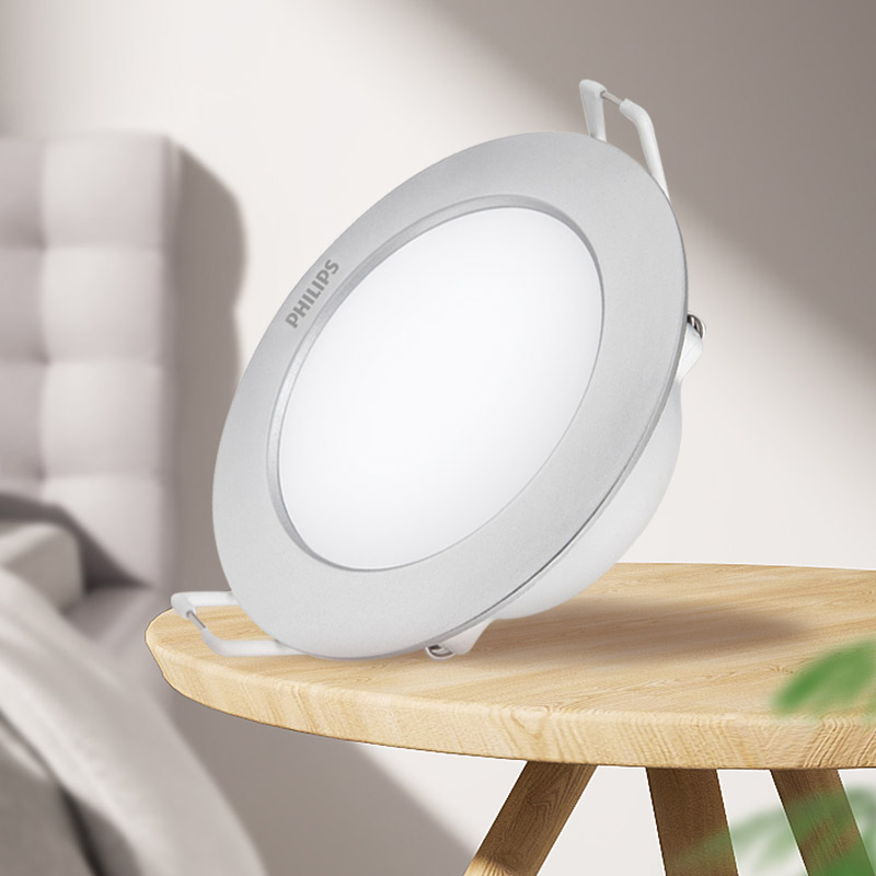 飞利浦照明led筒灯4支装 射灯孔灯天花灯客厅吊顶嵌入式灯具 恒灵