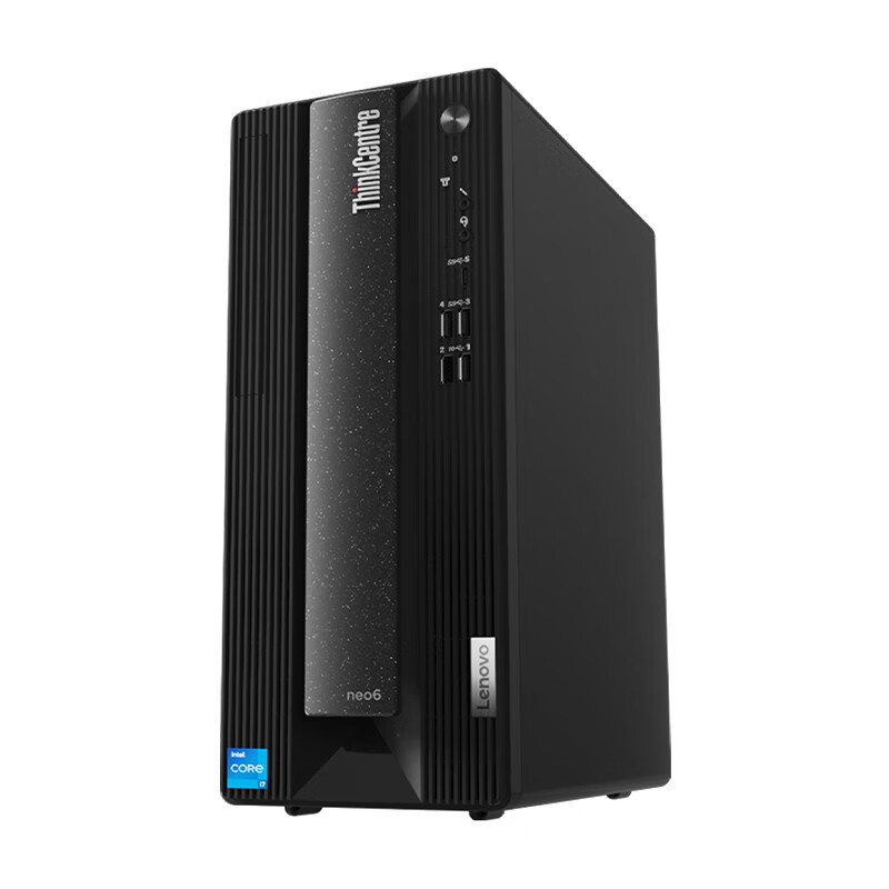 联想Thinkpad ThinkCentre neo P600 商用设计师游戏台式电脑主机 (英特尔酷睿i7-13700 16G 512G RTX3050-8G)27英寸显示器