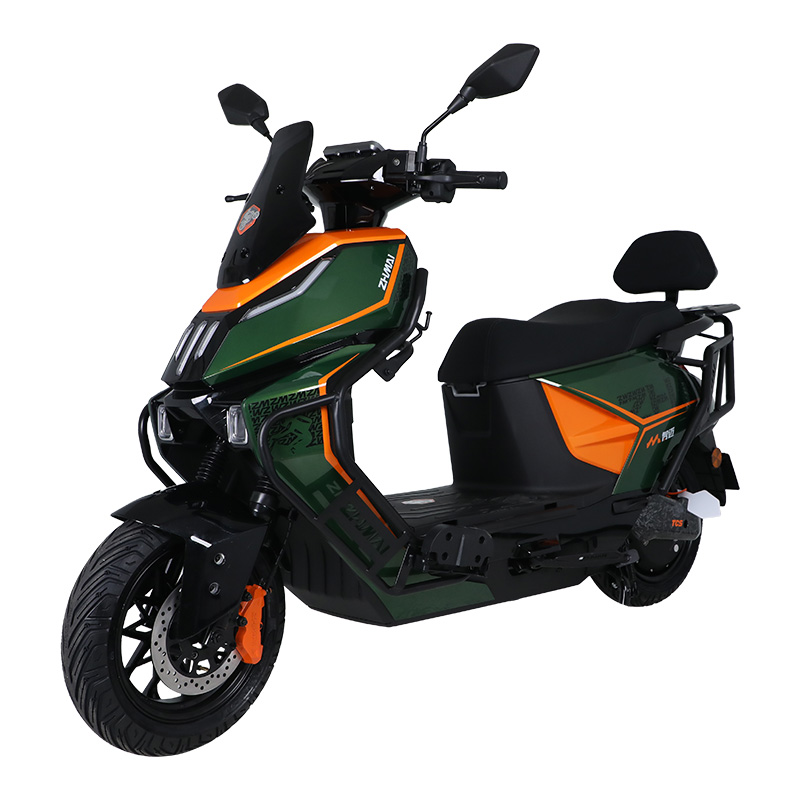 智迈超跑SF90电动车48v60v72v长续航智能电动车高速电摩CBS双联动TCS防侧滑电动车外卖车 绿色