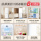 [官方正品]美的冰箱家用租房宿舍双门小户型白色小冰箱186升一级能效双系统省电低音节能风冷无霜MR-196W极地白