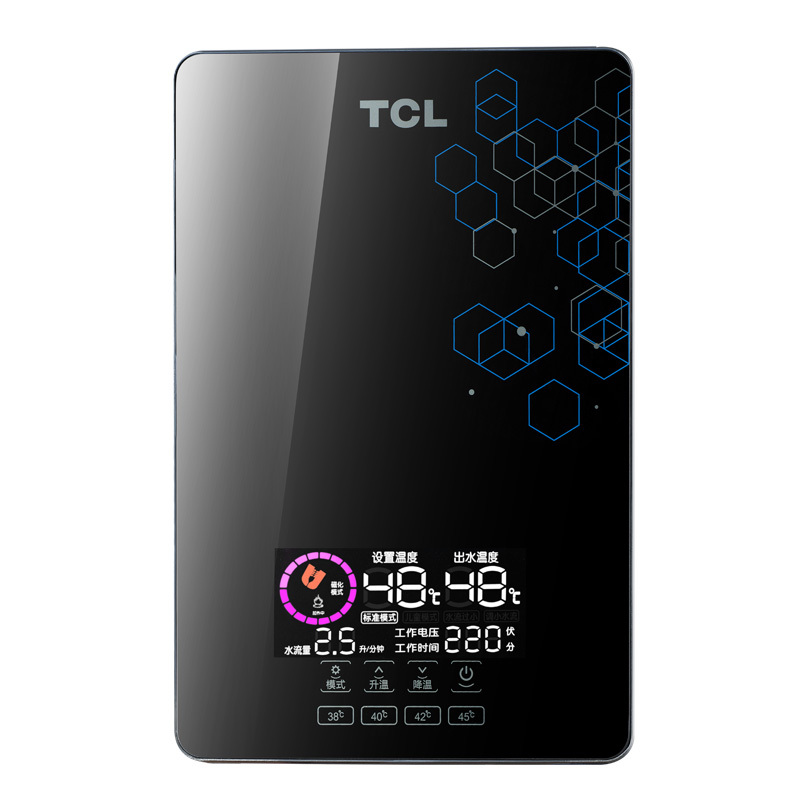 TCL TDR-70TM即热式电热水器电家用小型速热淋浴器恒温洗澡机免储水加热器 黑色