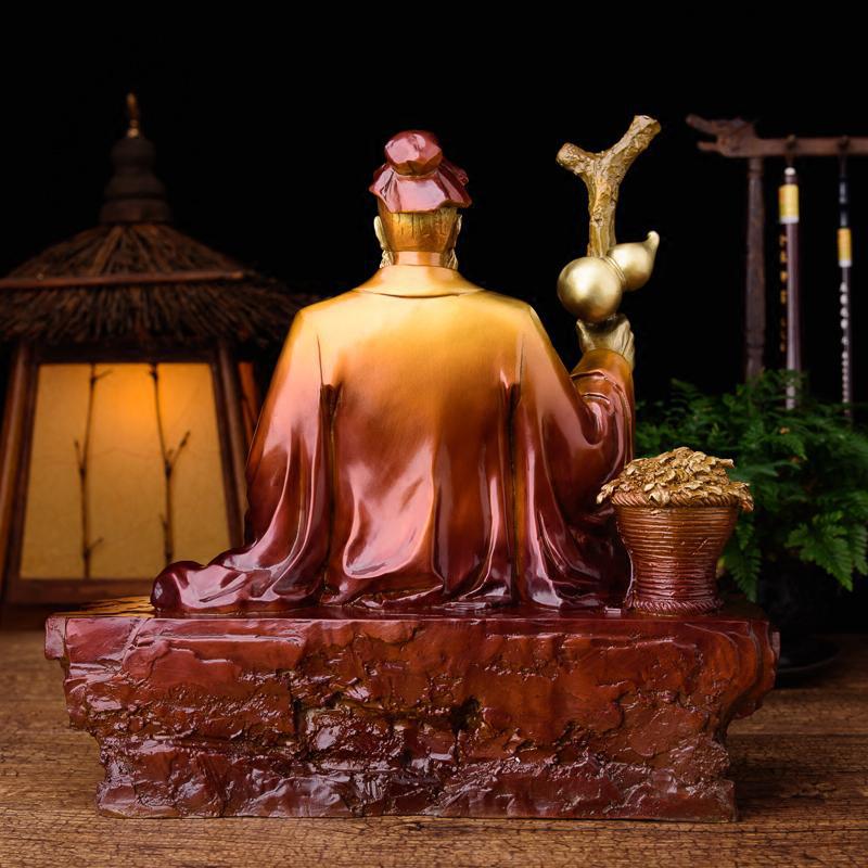 美帮汇铜药孙思邈摆件 孙思邈铜像悬壶济世妙手回春送名医礼品高清大图