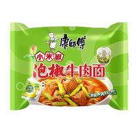 康师傅方便面 小米椒泡椒牛肉面101g*20袋 经典方便面袋装泡面