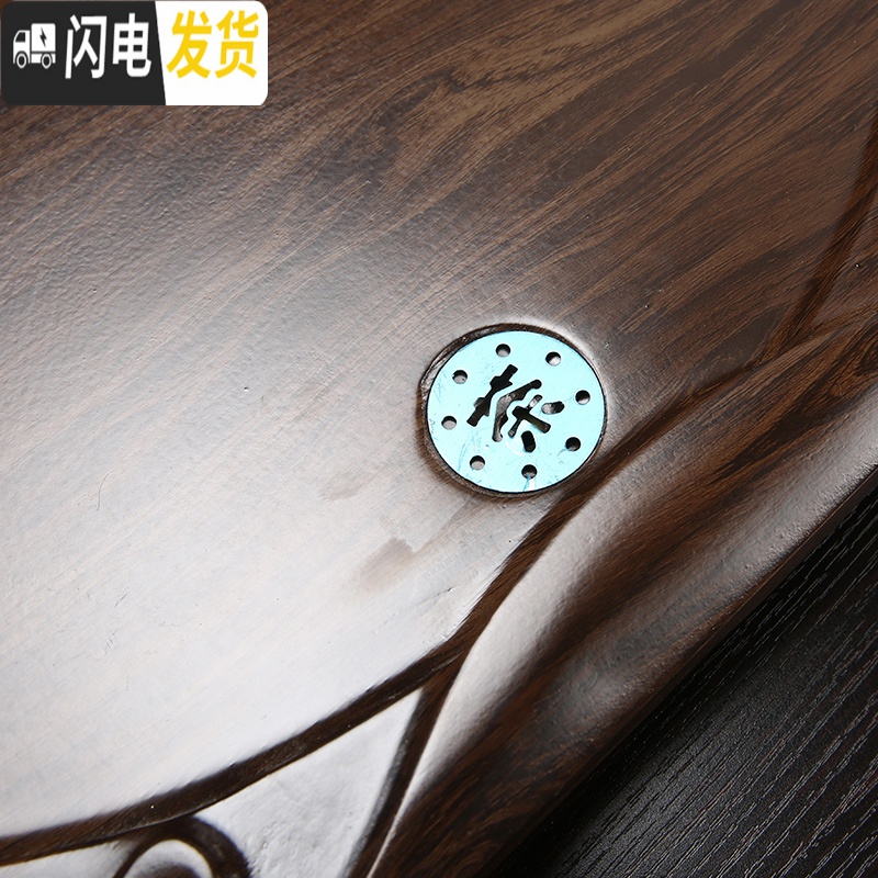 三维工匠陶瓷功夫茶具套装家用简约客厅茶台茶海办公实木茶盘茶杯电热炉B 金色全自动汝窑古典立体龙套装 31件高清大图