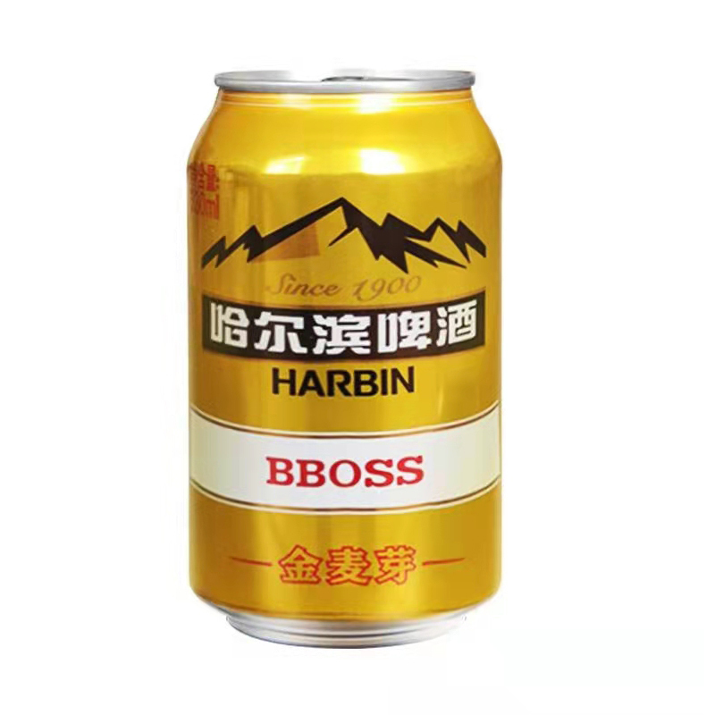 六连包哈尔滨大富豪金麦芽啤酒330ml6听