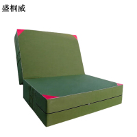盛桐威 折叠体操垫 体能训练防摔加厚 300*200*30cm海棉有硅防水布