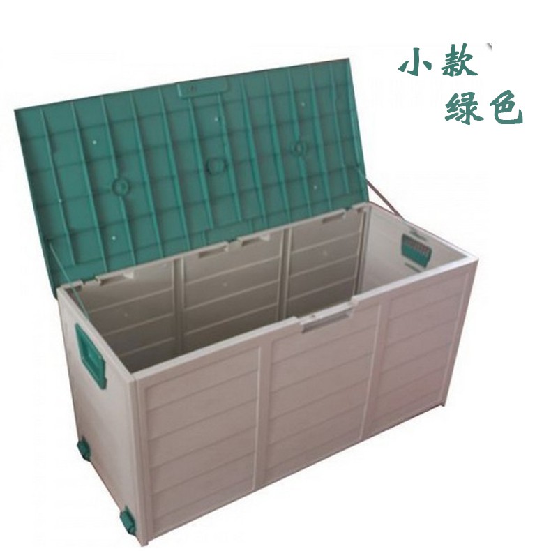 户外杂物收纳箱阳台储物箱防雨防晒简约现代室外柜收纳置物柜防水 三维工匠高清大图