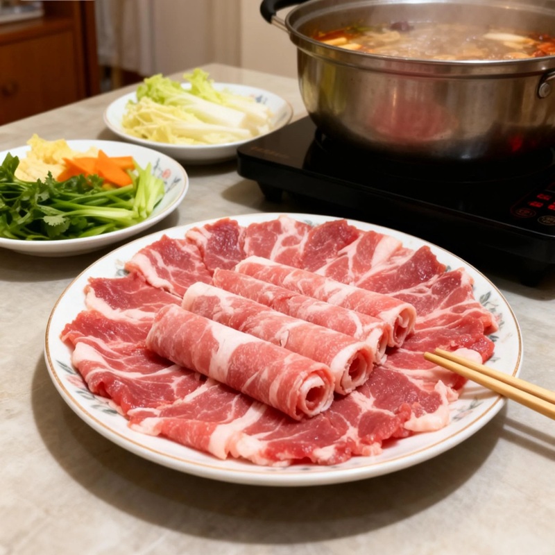 新鲜羊霖羊肉火锅食材涮肉煎烤爆炒无添加原切内蒙古羊肉高清大图