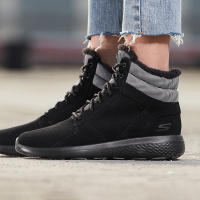 SKECHERS斯凯奇女鞋短靴高帮保暖轻便运动鞋14613