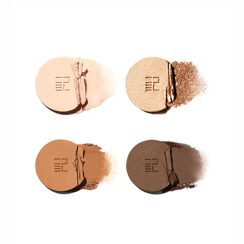 完美日记(PERFECT DIARY) 四色精萃眼影02时尚裸棕高清大图