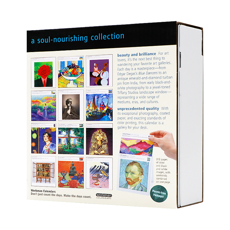 2025年画廊日历 艺术 [正版]2025年画廊日历艺术每天一页 英文原版 Art Page A Day Gallery高清大图