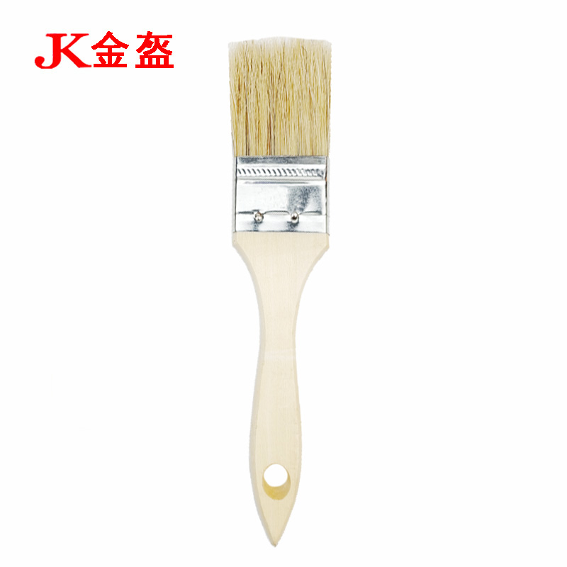 金盔纯猪鬃毛油漆刷毛刷1寸/把高清大图