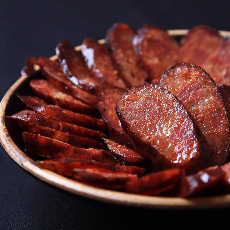 贵州特产杉木河农家香肠施秉县秘制烟熏肉300g湖南正宗麻辣口味香肠