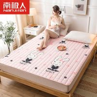 南极人四季通用床垫春夏床护垫榻榻米防滑保护垫床褥子单双人学生宿舍_298 90X200cm床 透气升级款【活泼小兔】LHF