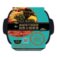 海底捞藤椒味什锦蔬菜410g 碗装 藤椒麻辣味 即食懒人自煮小火锅 宿舍办公室出行旅游必备