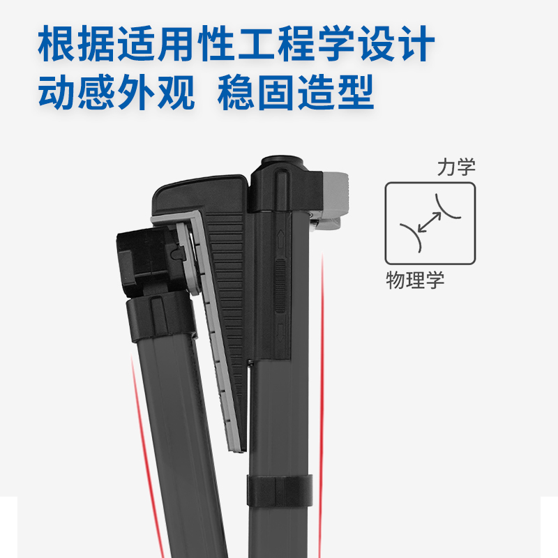 莫森(MOSEN)MS-301吉他架 立式折叠琴架 加厚铝合金支架民谣吉他尤克里里电吉他电贝司通用吉他配件高清大图