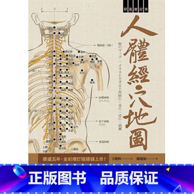 [正版] 人体经穴地图彩色增订版(第2版)王晓明 原版进口书 医疗保健高清大图