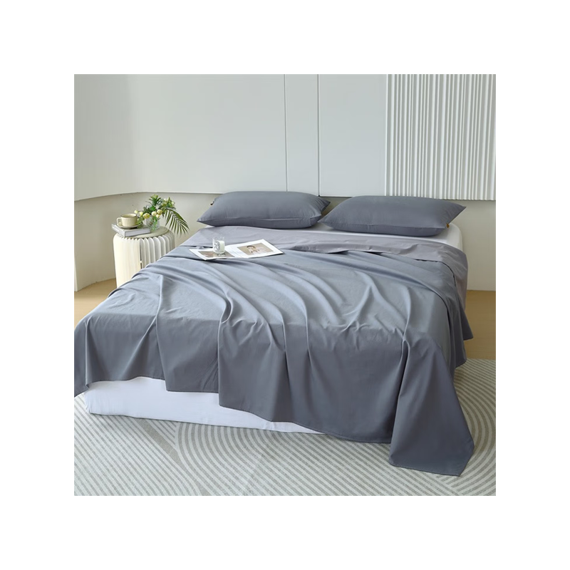 卡芙润 KFR-CD01 160*230cm 全棉 床单 (计价单位:条) 蓝灰色高清大图