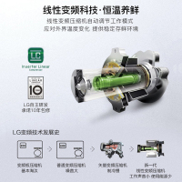 LG冰箱GR-Q2473PSA 643升大容量透视窗对开门中门风冷变频冰箱 速冻恒温 过滤系统 童锁保护