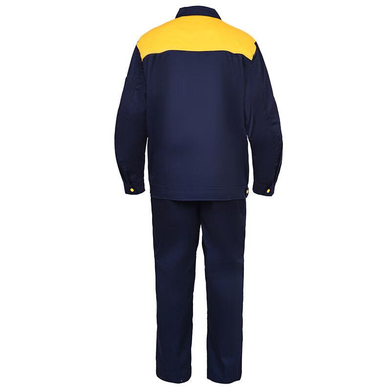 盾之源 工作服 灰蓝黄三色 各尺码 套(180蓝色)高清大图