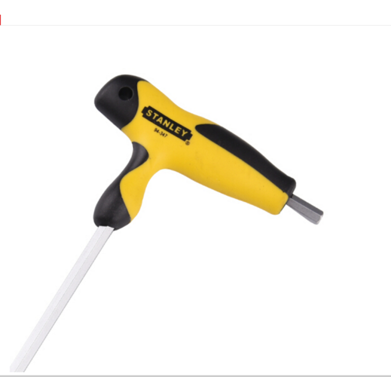史丹利工具t型内六角扳手t形扳手内六方平球头6角扳手 平头6mm94-348-23
