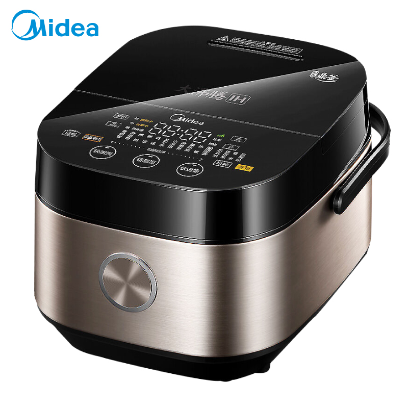 美的（Midea）电饭煲 IH电磁加热 九曲焖香蒸汽阀 钛金鼎釜4L电饭锅FZ4005XM