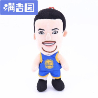 舒弗(LACHOUFFE)NBA篮球詹姆斯韦德库里科比毛绒玩具公仔摆件抱枕