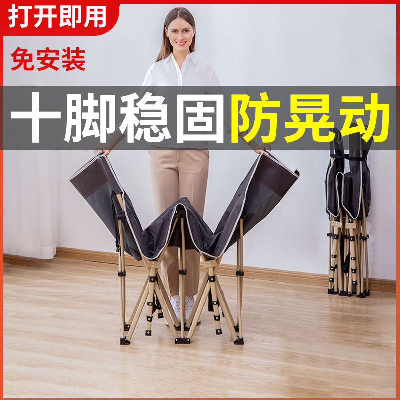 易企采 190*80CM床+加厚珍珠棉垫折叠床单人床办公室午休床午睡神器便携家用简易护理床躺椅行军床椅高清大图