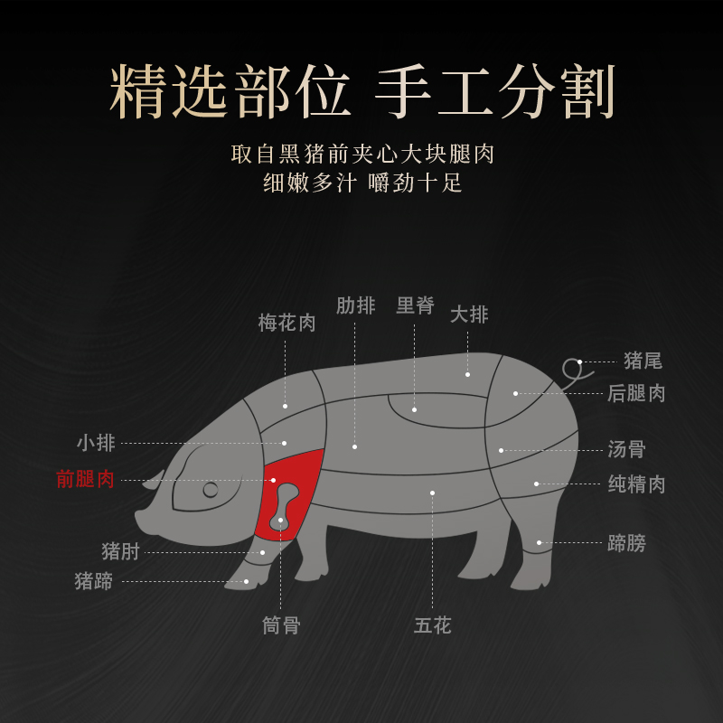 西区老大房黑猪鲜肉月饼3盒装上海老字号苏式月饼生胚中秋送礼高清大图