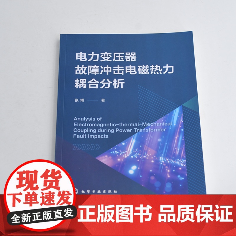电力变压器故障冲击电磁热力耦合分析 解决电力变压器故障 提升电力变压器抗冲击能力设计水平 计算机仿真电气类相关专业参考书高清大图