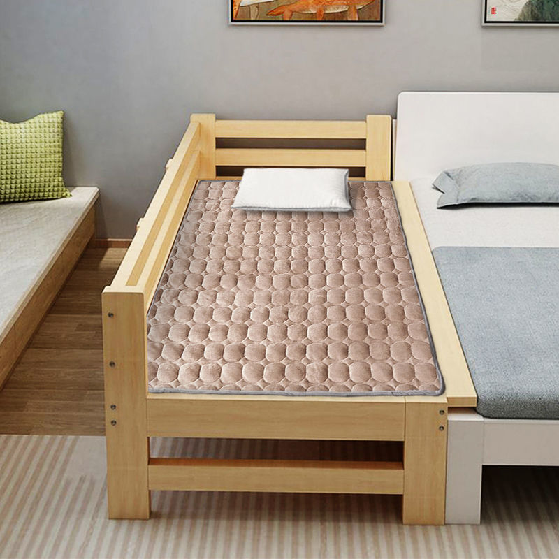 法兰绒垫婴儿床垫儿童幼儿园午睡儿四季通用床褥子绒垫高清大图