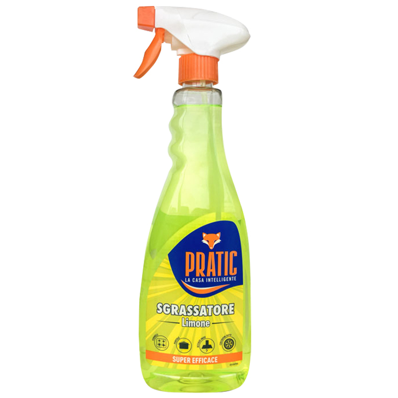 PRATI狐狸爸爸抽油烟机柠檬去油剂750ml*1 清洗剂强力去污剂厨房重油污灶台清洁剂柠檬除油剂