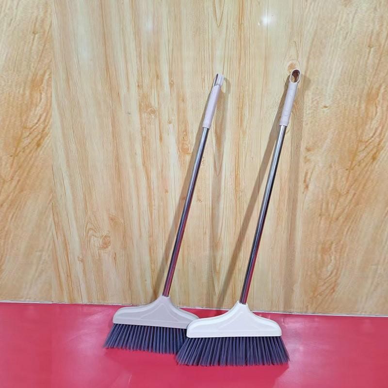 礼千初 家用塑料丝单扫把扫帚笤帚塑料清洁笤帚软毛铁杆懒人不带簸箕 038