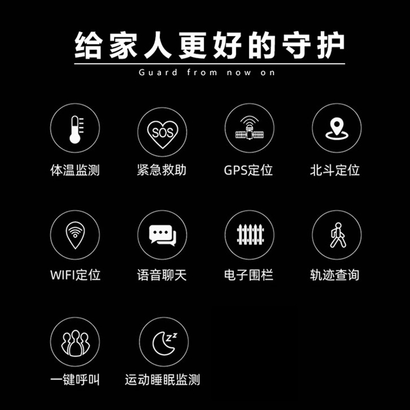 纽曼(Newsmy) 户外GPS定位器 N50-S5+3年流量卡 手环 防丢失gps儿童定位器老人小孩宝宝防走失个人找人