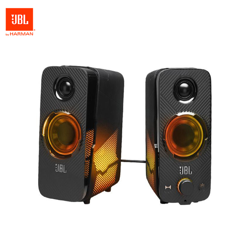 JBL QUANTUM DUO蓝牙游戏音箱台式机电脑家用桌面音响RGB灯效高低音炮迷你小型电竞喇叭