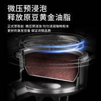 飞利浦(Philips)半自动咖啡机家用胶囊双子星系列张凌赫推荐意式双手柄设计专业萃取奶泡研磨一体PSA2218/50