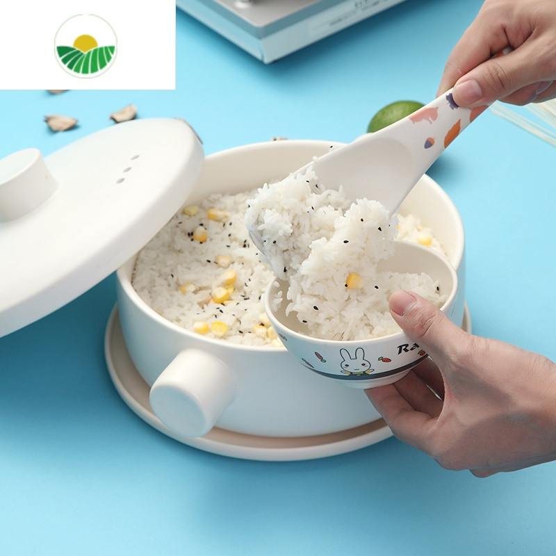 工匠竹纤维饭勺不粘电饭锅盛饭勺米铲子电饭煲家用米饭勺饭铲小饭勺子