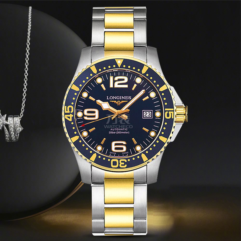 [预定商品,购买后10-20个工作日发货]浪琴longines-康卡斯系列 L3.742.3.96.7 自动机械男表