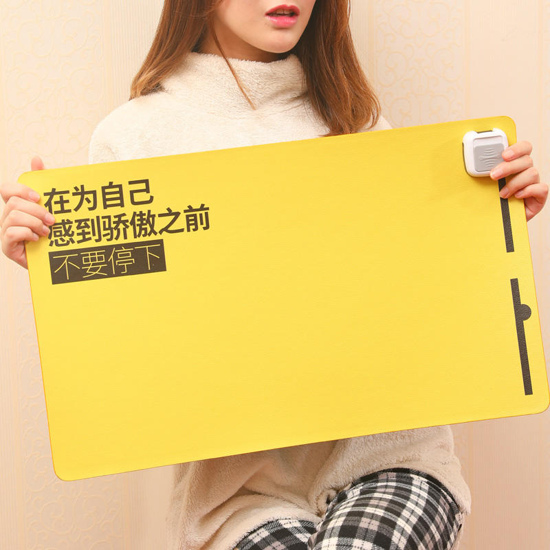 赛亿（shinee）暖桌垫ND-602W 取暖器 桌面发热垫 学生写字台 恒温功能 功率65 电热台板 超大加热鼠标垫高清大图