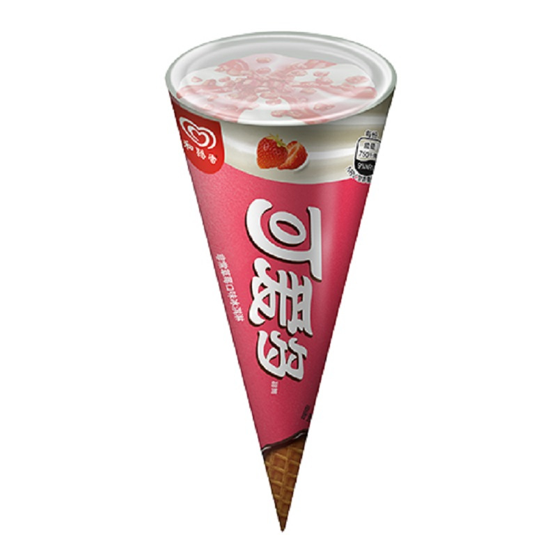 可爱多甜筒草莓口味冰淇淋67g