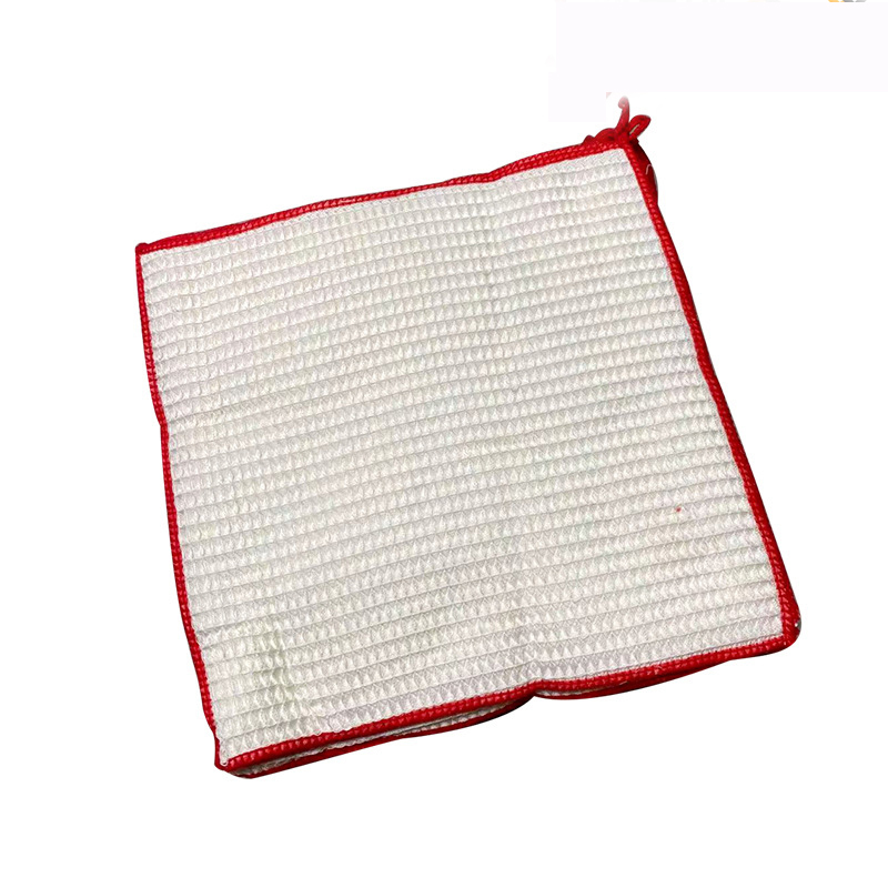 蜂窝洗碗巾木纤维刷碗布 30*30个高清大图