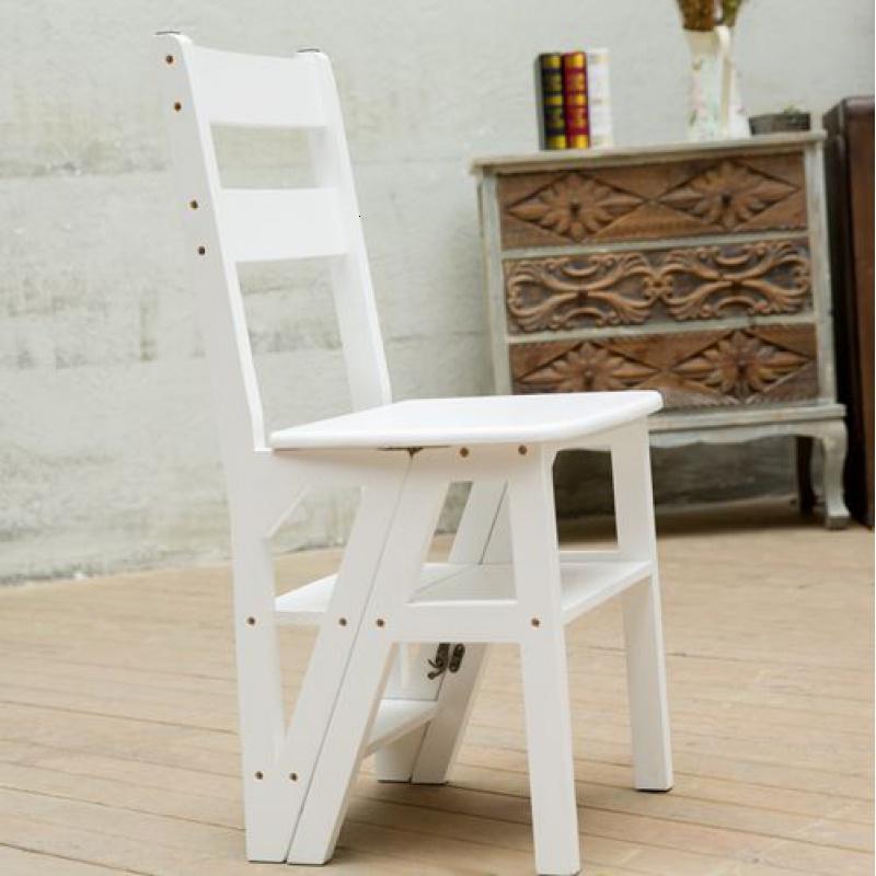 家用折叠楼梯椅全实木梯子椅子多功能两用步阶梯凳梯子木凳子木梯闪电
