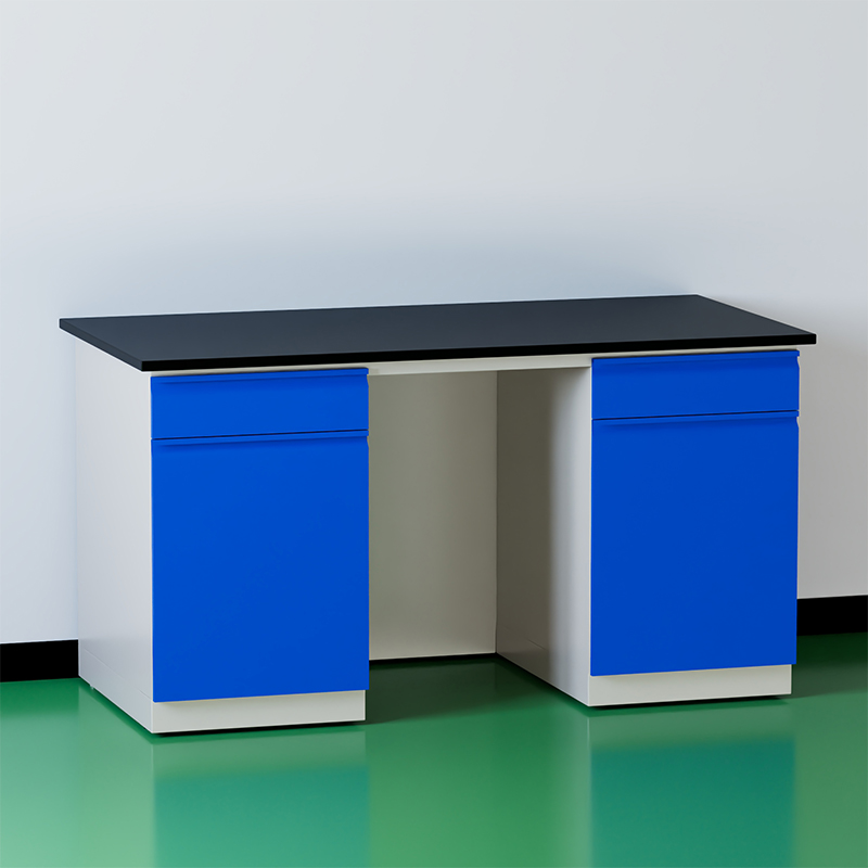 臻远 ZY5052709 实验台实验室 工作台实验桌操作台 全钢深蓝1.5米边台高清大图