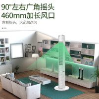 海尔(Haier) 塔扇电风扇家用卧室落地扇遥控定时摇头立式电扇低噪轻音柔风无叶风扇1米1 机械款 FZJ1101