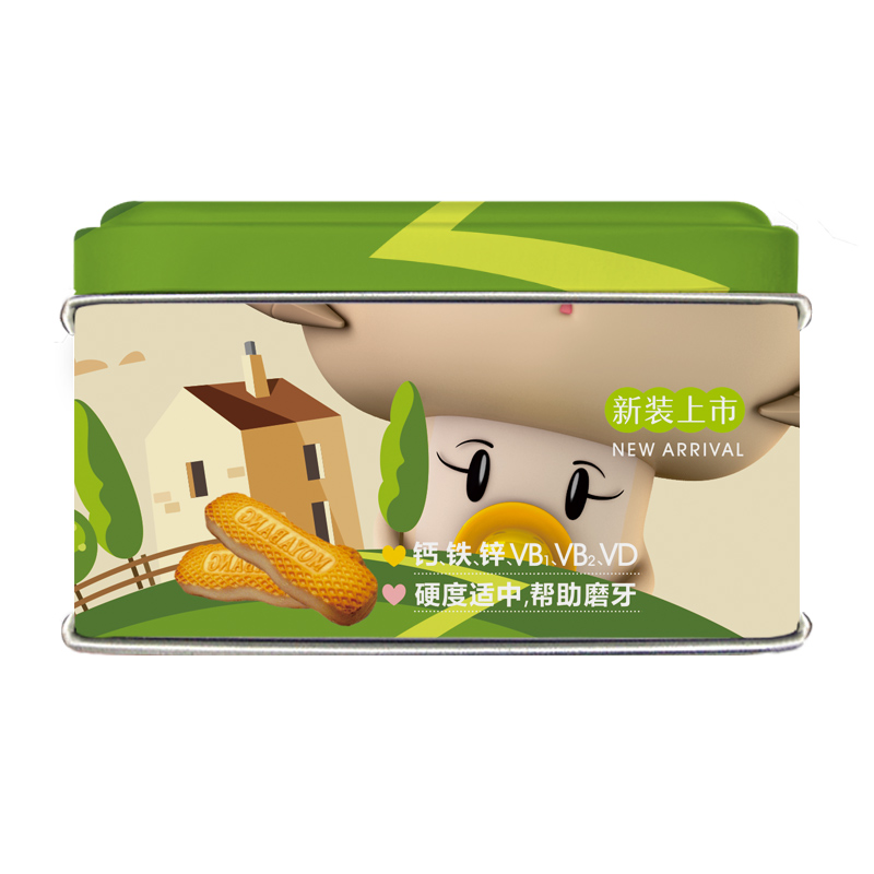 方广 婴儿辅食 营养磨牙棒(核桃味) 饼干 90g/罐装 含钙铁锌+多种维生素高清大图