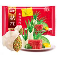 三全状元沁香韭菜猪肉水饺612g