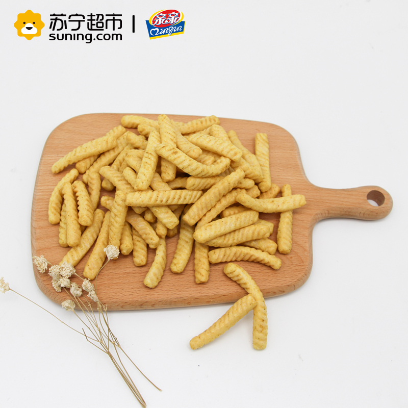 亲亲 膨化食品 虾条泰式咖喱小龙虾味40g(休闲零食)