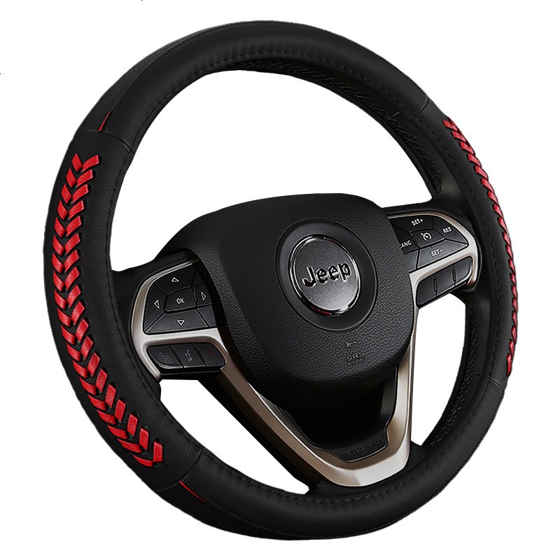 吉普jeep汽车方向盘套牧马人指南者自由侠自由光大切诺基真皮把套